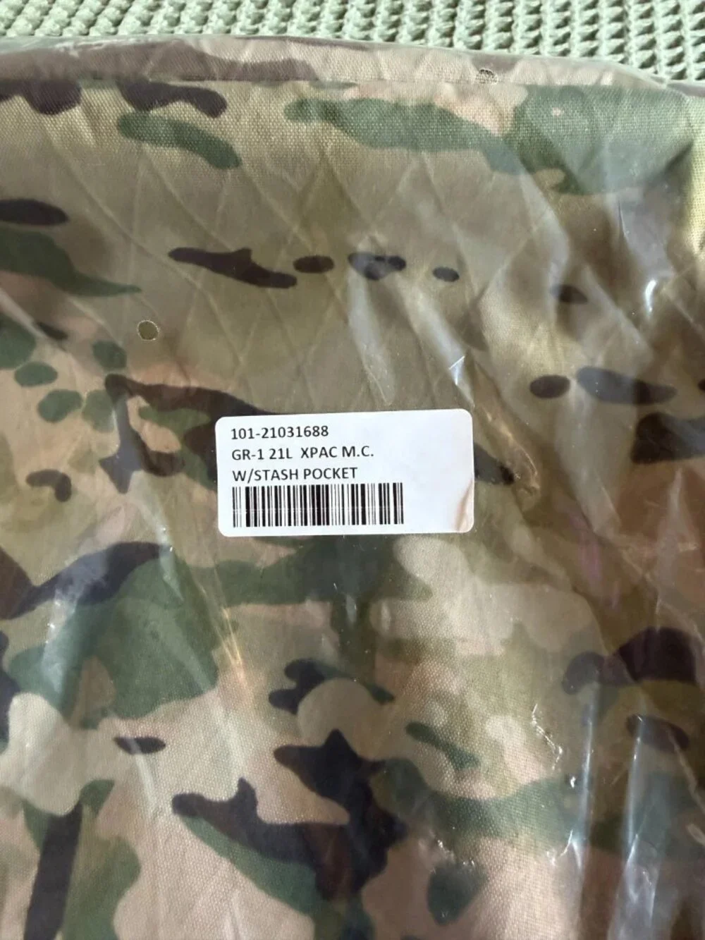 GORUCK GR1 - USA - Waterproof X-PAC - 21L Multicam - NWT